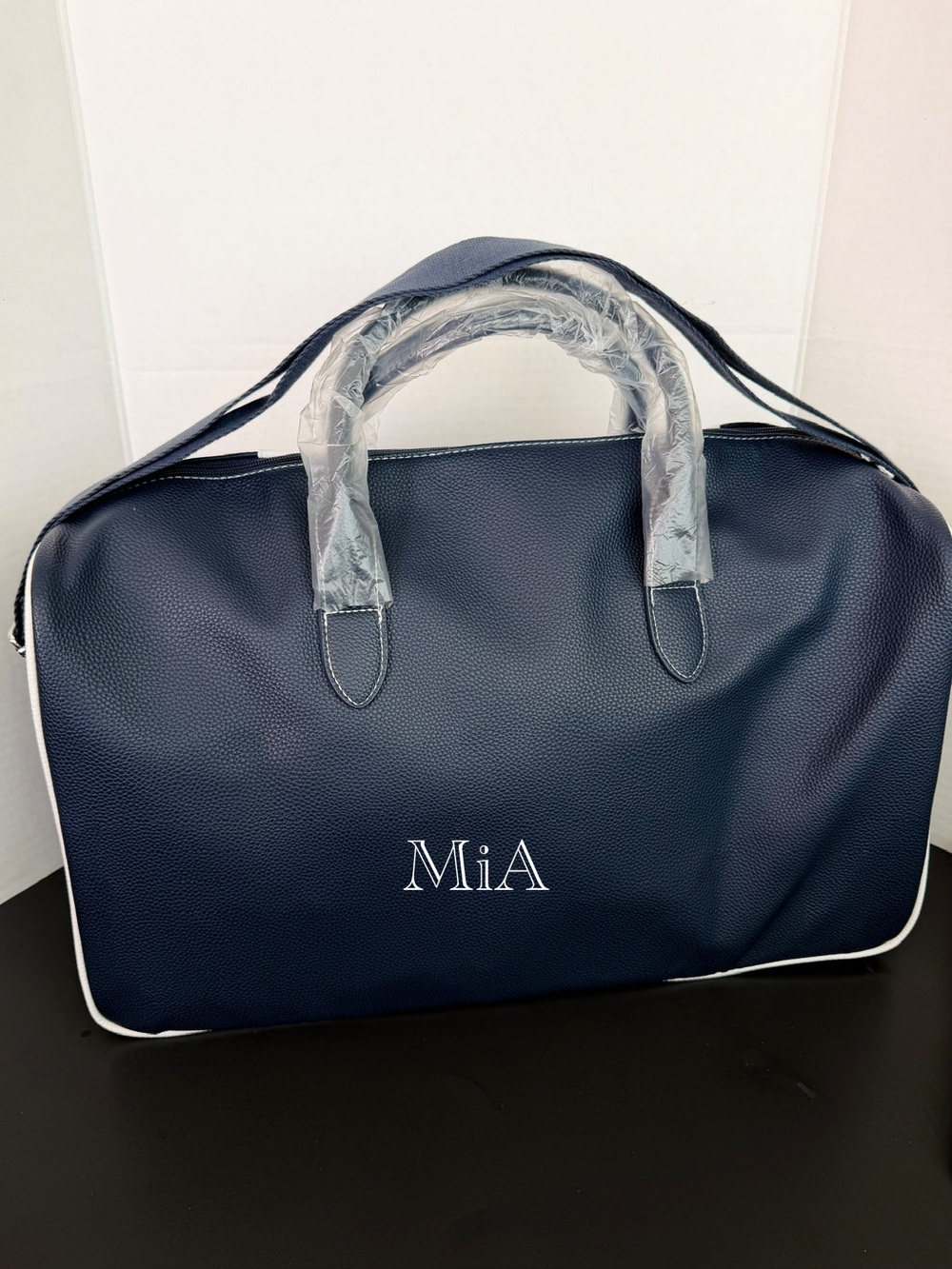 Ralph Lauren Polo Travel / Weekend /Gym Bag With Side Pocket + Strap (Dark Navy) - Picture 6 of 9
